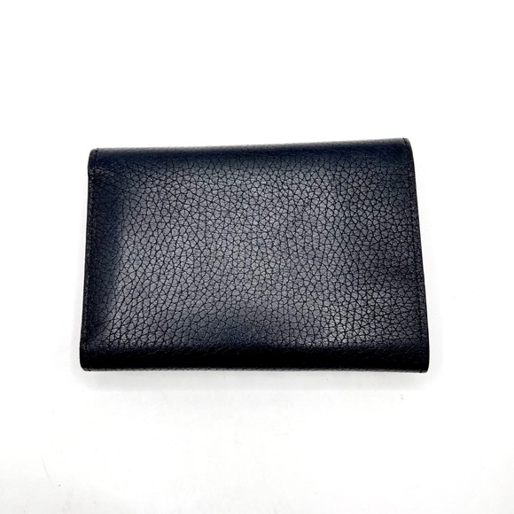 Authentic LOUIS VUITTON Portefeuille Capucines Compact Black Leather Wallet Pink - Picture 3 of 12